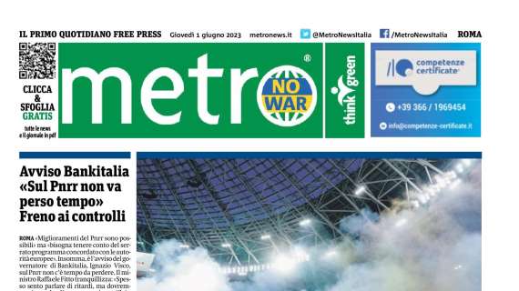 Metro Torino - La Juve aspetta la scure Uefa 
