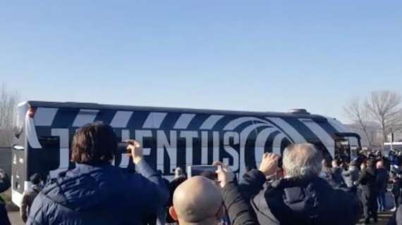 VIDEO - L'arrivo della Juventus