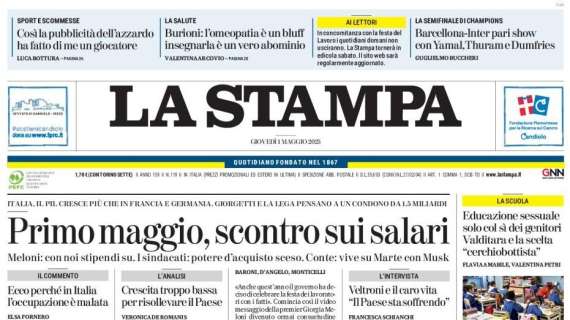 La Stampa - Juve, senza Yildiz cè Conceiçao E Tudor non rinuncia al tridente