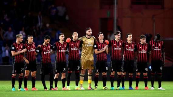 Genoa-Milan: le formazioni ufficiali