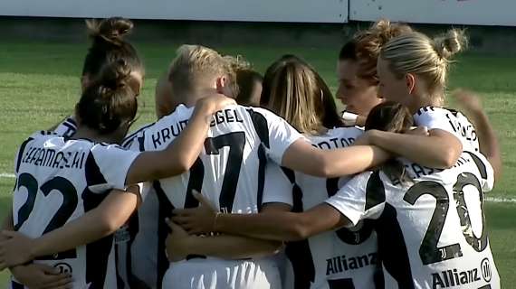 VIDEO - Impresa Juventus Women, grande festa in campo per le bianconere