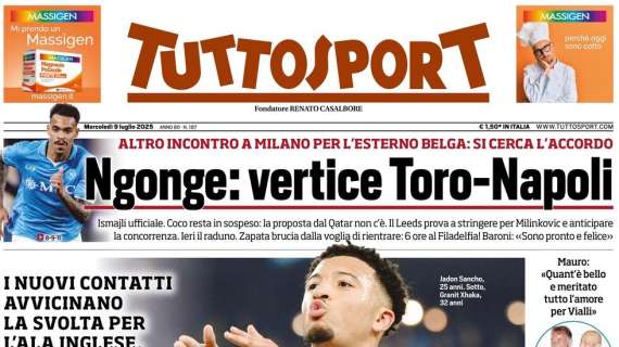 Tuttosport - Sancho e Juve, ci siamo, Xhaka dice sì