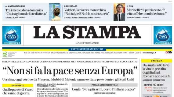 La Stampa - Juve da urlo