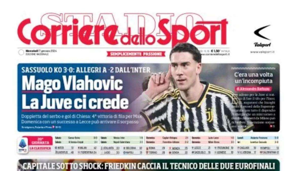 Corsport - Mago Vlahovic la Juve ci crede 