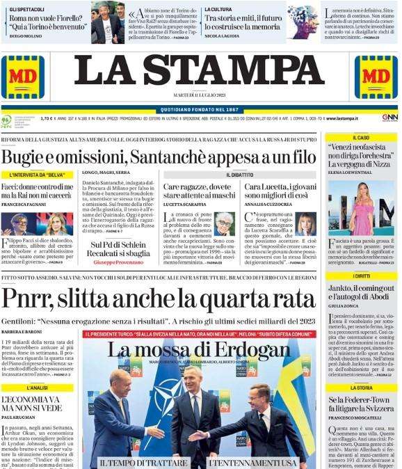 La Stampa - Juventus, ciclone Saudita