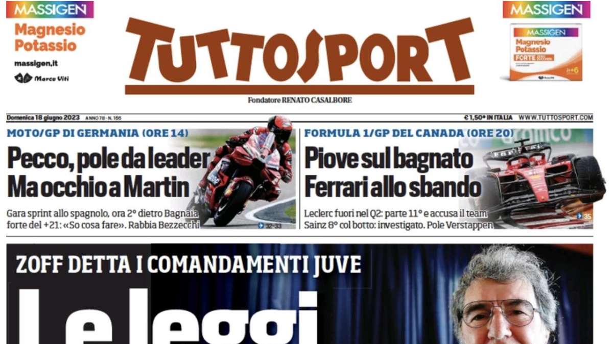 Tuttosport - Le leggi di Dino 