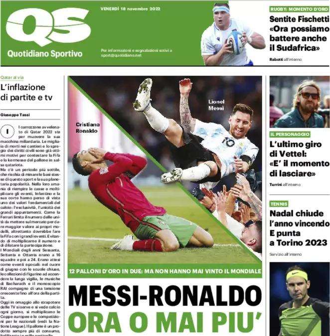 Qs - Messi e Ronaldo, ora o mai più