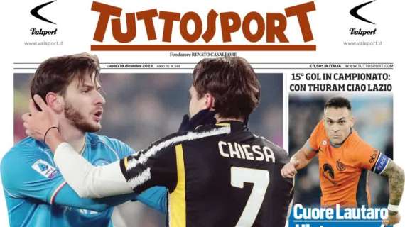 Tuttosport - Juve-Napoli vale un mondo 