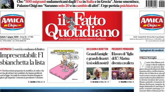 Il Fatto Quotidiano - Plusvalenze, Milano indaga sull'Inter: Roma invia le carte