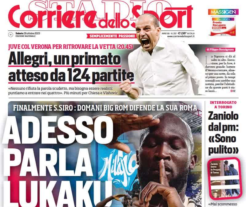 Corsport- Allegri, un primato atteso 124 partite
