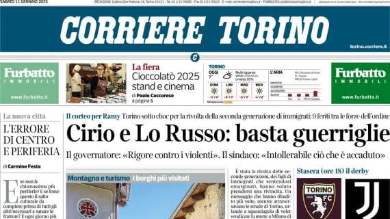 Corriere di Torino - Derby senza alibi 