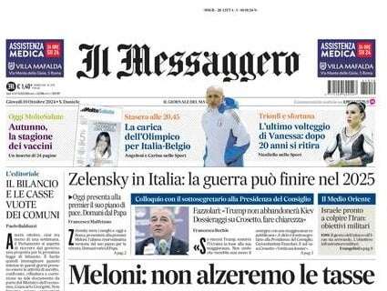 Il Messaggero - La carica dell’Olimpico per l’Italia