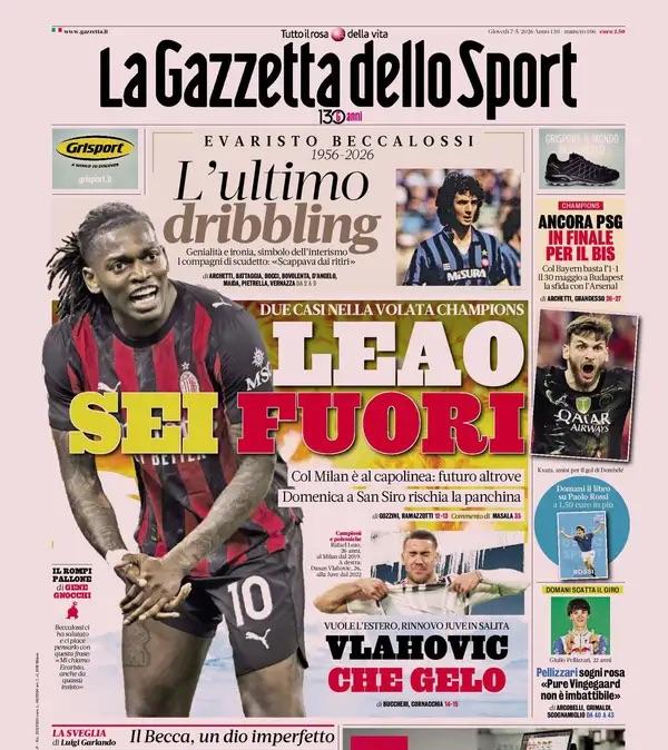 Leao sei fuori 