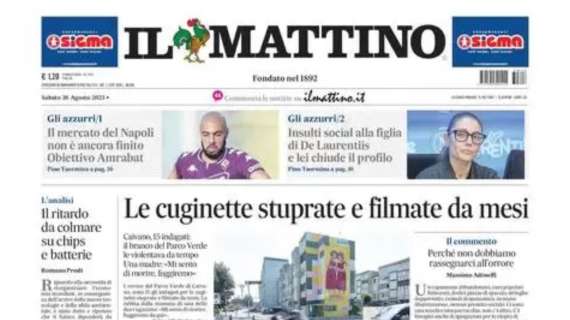 Il Mattino - Il Napoli punta Amrabat