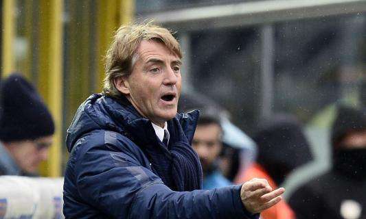 Mancini: "Credo che Juve, Napoli e Roma siano le migliori. Noi abbiamo bisogno di ancora un po' di tempo"