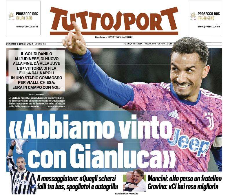 Tuttosport - Abbiamo vinto con Gianluca