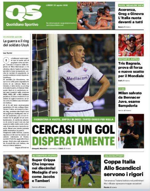 QS - Juve, esame Sampdoria 