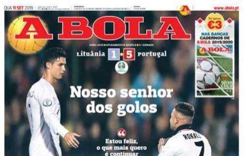 I quotidiani portoghesi celebrano CR7: "Nostro signore del gol"