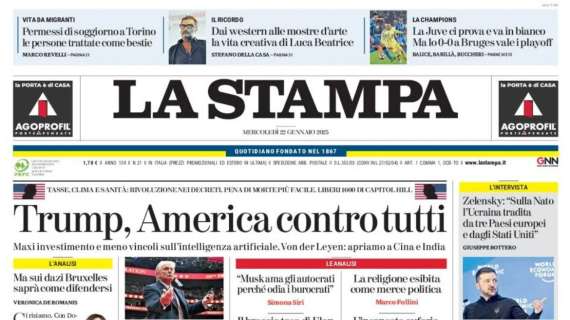 La Stampa - Juve spuntata 