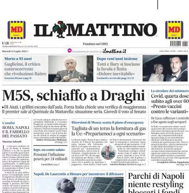 Il Mattino - Koulibaly, irrompe il Chelsea