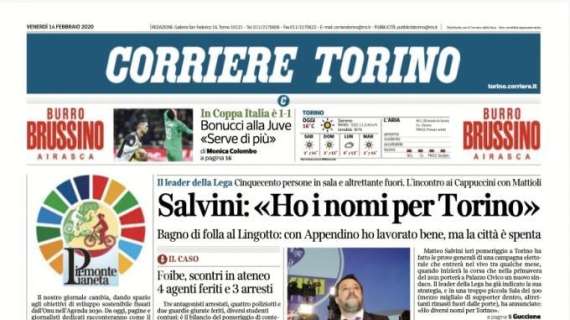 Corriere di Torino - Juve a mezzo servizio 