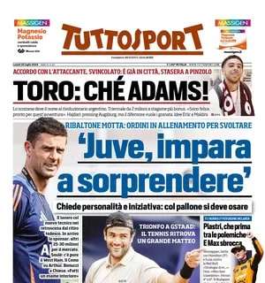 Tuttosport- Juve, impara a sorprendere 