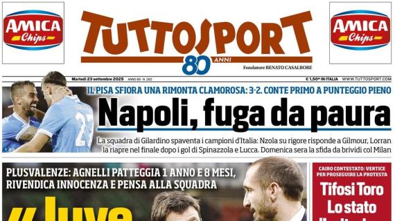 Tuttosport - Juve, amore infinito