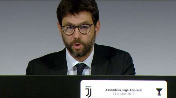AGNELLI "Torinese dell'anno": "Juventus società leader, vince perchè decide"