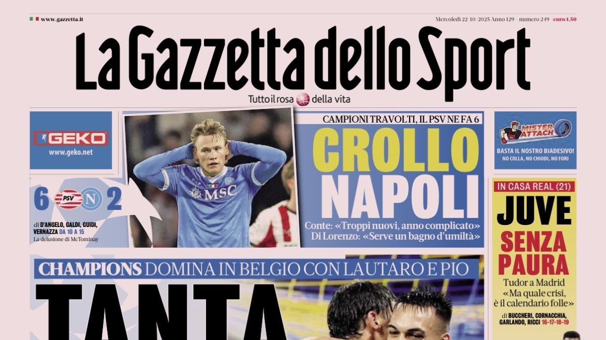 Juventus a testa alta, pronta alla sfida col Real Madrid, crollo Napoli