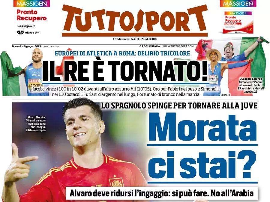 Tuttosport- Morata ci stai?