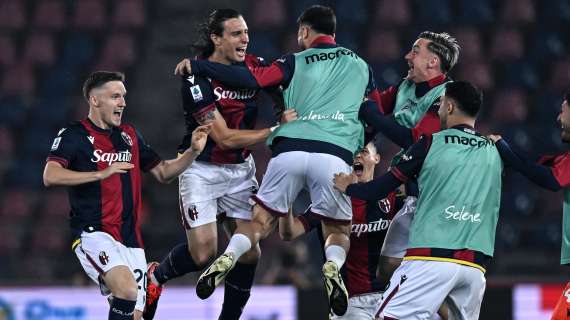 Dagli spalti del Dall'Ara cori dei tifosi bianconeri per Allegri