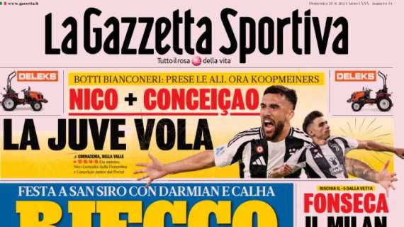 Gazzetta - La Juve vola 