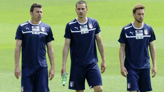 Gazzetta - Ottimismo per Pirlo. Barzagli verso il taglio. Bonucci rischia il posto