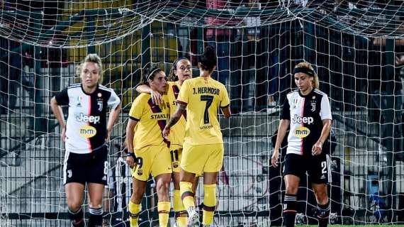 LIVE TJ - Juventus Women-Barcellona 0-2. Bianconere guerriere, ma vince il Barça