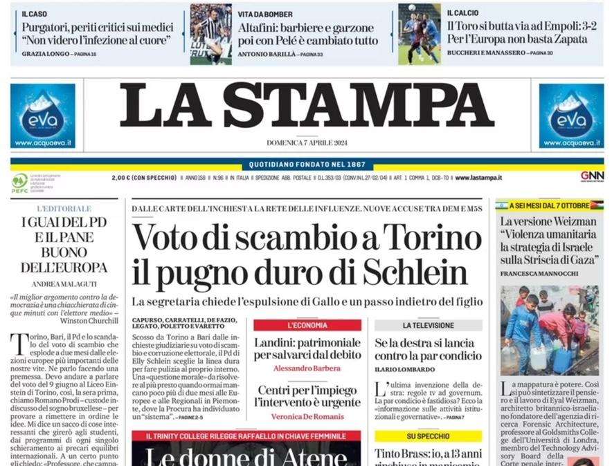 La Stampa - Juve, la prova del nove 
