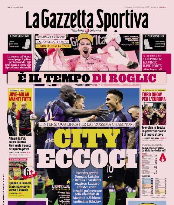 Gazzetta - Juve e a Milan, avanti tutti