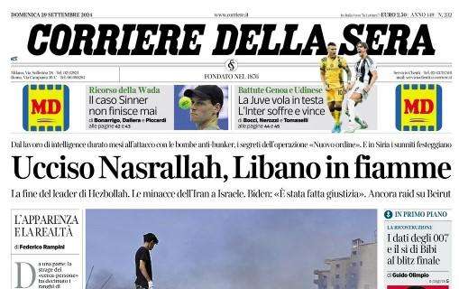 Corsera - La Juve vola in testa 