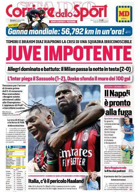 Corsport - Juve impotente