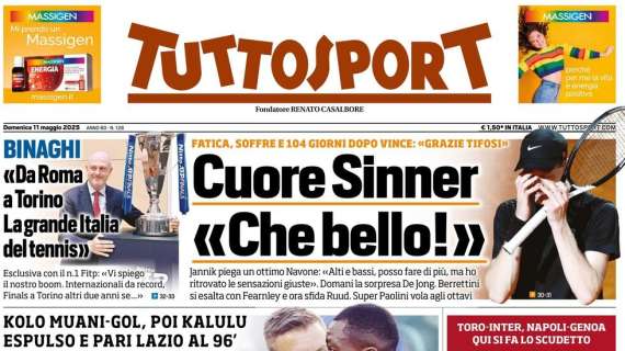 Tuttosport - Juve, rossi di rabbia