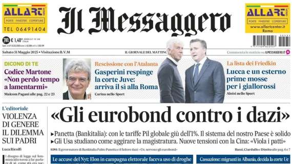 Il Messaggero - Gasperini respinge la Juventus
