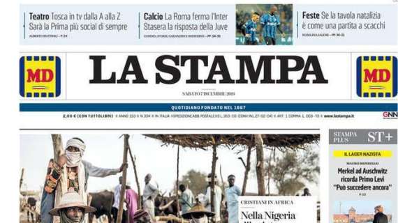 La Stampa - La Roma frena l’Inter, si aspetta la risposta della Juve 