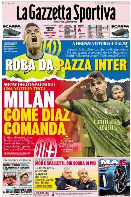 Gazzetta - Robe da pazza Inter 