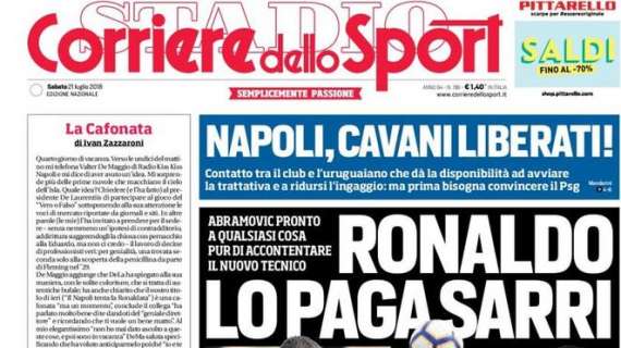 Corsport - Ronaldo lo paga Sarri