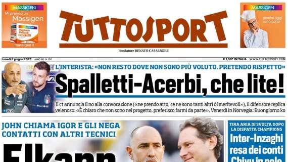 Tuttosport - Elkann chiama Tudor