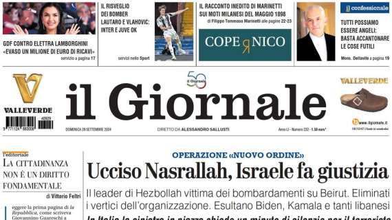 Il Giornale - Il risveglio dei bomber  