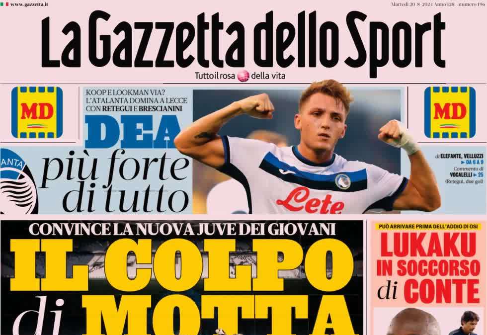 Gazzetta - Il colpo di Motta