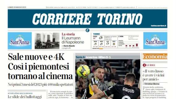Corriere di Torino - Bianconeri ko: decide Giroud Di Maria esce fra i fischi