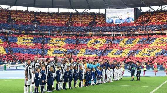 Finale Champions, la Uefa apre procedimento nei confronti del Barcellona: troppe bandiere  indipendentiste