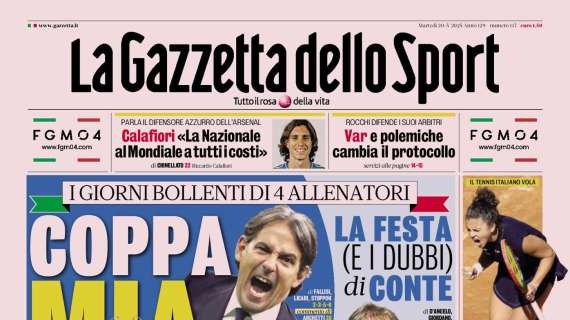 Gazzetta - La festa ed i dubbi di Conte