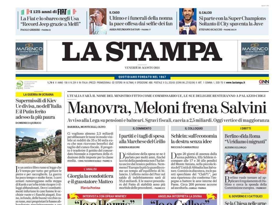 La Stampa - Le verità di Chiesa